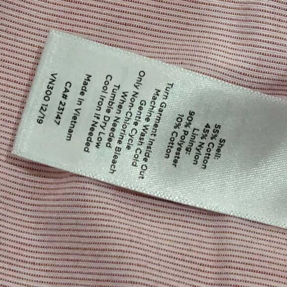 Talbots Coral Orange Rain Jacket Coat Full Zip Drawstring Pockets Lined Large - Picture 12 of 16